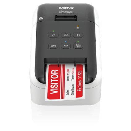 

Brother Ultra-fast Label Printer with Wireless Networking