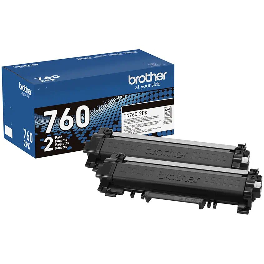 

Brother High-Yield Toner, Black Twin Pack, Yields approx 3,000 pages/cartridge