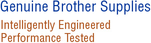 Genuine Brother Supplies.  Intelligently Engineered Performance Tested.