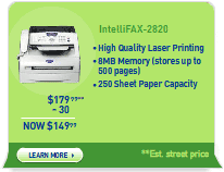 IntelliFax-2820 High Speed Business-Class Laser Fax
