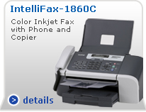 IntelliFax-1860C Color Inkjet Fax with Phone and Copier