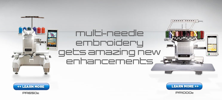 Multi-needle Embroidery gets amazing new enhancements