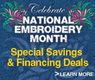 Celebrate National Embroidery Month January 20 - February 10, 2010