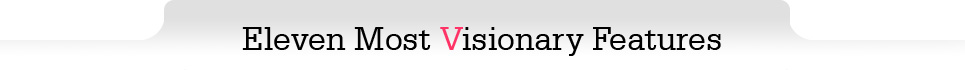 Elevn Most Visionary Features