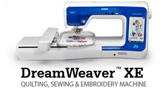 DreamWeaver&trade; XE: QUILTING, SEWING & EMBROIDERY MACHINE