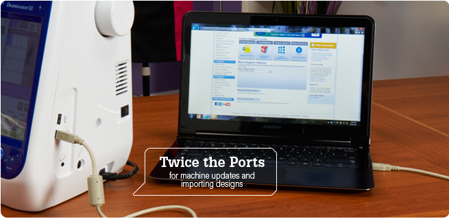 Twice the Ports for machine updates and importing designs.