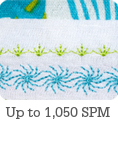 Up to 1,050 Stitches Per Minute