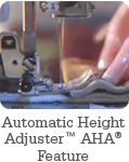 Automatic Height Adjuster&trade; AHA® Feature