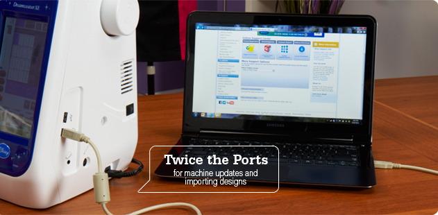 Twice the Ports for machine updates and importing designs.