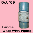 Candle Wrap With Piping