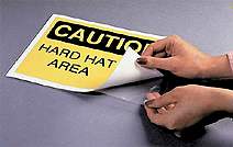 Laminate on adhesive!