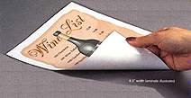 Laminate on both sides!