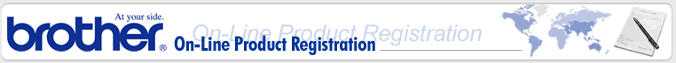 Brother On-line Product Registration