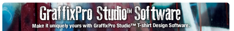 Brother&trade;  GraffixPro Studio&trade; T-shirt Design Software
