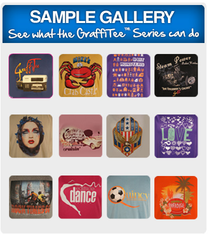 Brother™ GraffiTee™  Garment Printer T-Shirt Designs