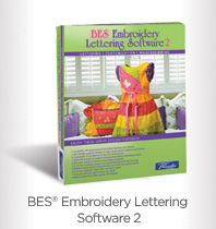 BES&reg; Embroidery Lettering Software 2