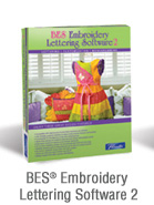 BES&reg; Embroidery Lettering