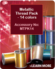 Metallic Thread Pack - 14 colors