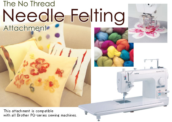 The No Thread Needle Felting Attachment