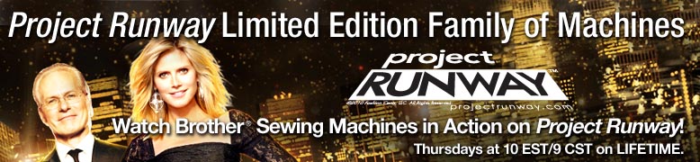 Watch Brother Sewing Machines in Action on Project Runway!