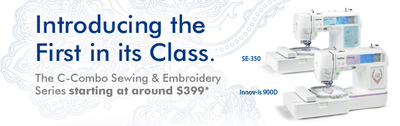 The C-Combo Sewing & Embroidery Series starting at around $399*