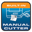 Built-in Manual Cutter