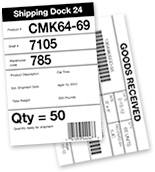 Produce wide direct thermal labels with high-resolution barcodes
