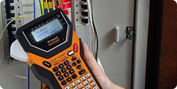 On-site datacom and electrical labels for wires and cables, patch panels and faceplates, and electrical panels