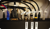 Low-cost paper barcode labeling up to 4" wide on-demand