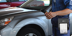4" wide mobile printing for repair estimates, receipts, labels and more.