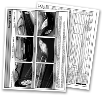 Reliable full-page printing for claims reports with pictures, agreements, and other documents.