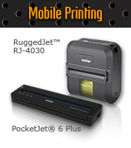Mobile printing products RuggedJet&trade; RJ-4030 and PocketJet&reg; 6 Plus