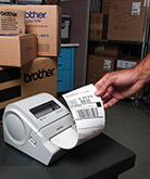 Brother mobile and desktop warehouse barcode labeling solutions.