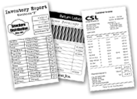 Fast 4" wide printing for pre-sales documents, delivery receipts, invoices, and returned-goods labels.