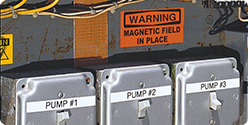 Durable labeling for inspection tagging, cut-off valves, switches, panels, wires and connections.