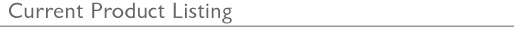 Current Product Listing