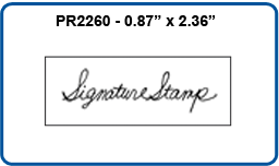 PR2260 - 0.87" x 2.36"