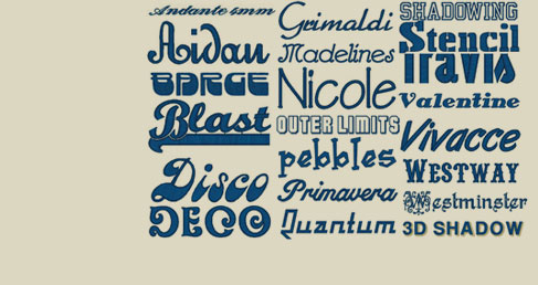 BES Lettering fonts range from highquality 4 and 5 mm fonts to generous 