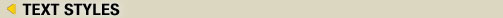 Text Styles
