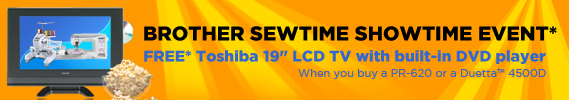 Brother Sewtime Showtime Event