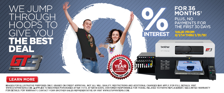 No Interest Financing on GT-3 through 013115