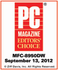 PC Magazine Editors' Choice Award - MFC-8950DW