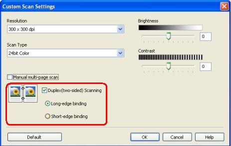 brother printer scan both sides
