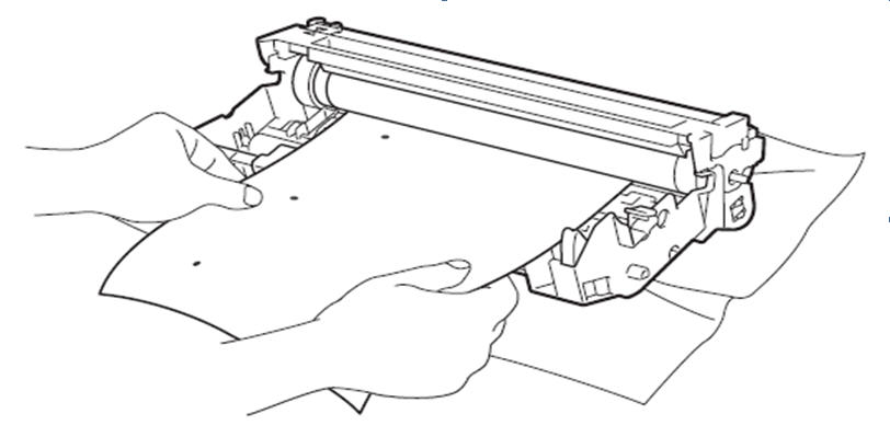 printer leaving black marks on edge of paper