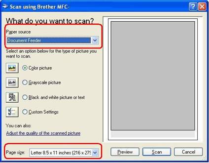 brother printer cannot scan