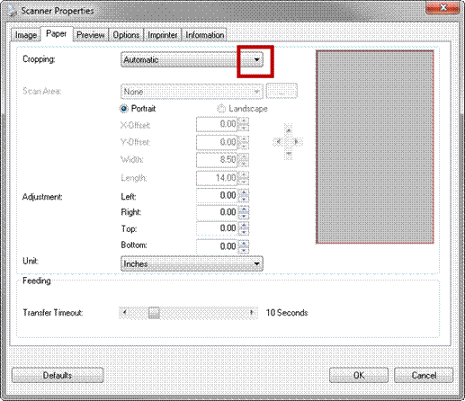 Scan a long document using 