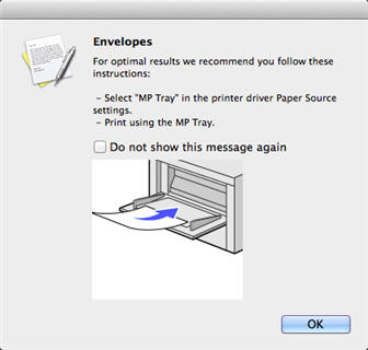 brother envelope printing