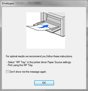 brother envelope printing