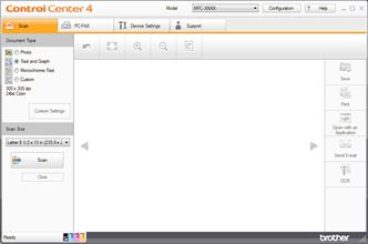 How to configure and use the Scan to OCR feature in Windows using  ControlCenter4 in Advanced Mode