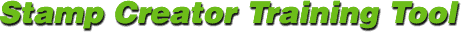 Stamp Creator Traing Tool